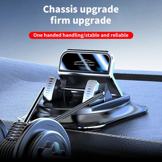 【FathersDayGift】Car phone holder 360 degree rotation. suitablefor car navigation in-car dashboard. horizontaland vertica screen adjustment angle.suctioncup fixed non-slip mobile phone holdersuitable for iPhone and Android
