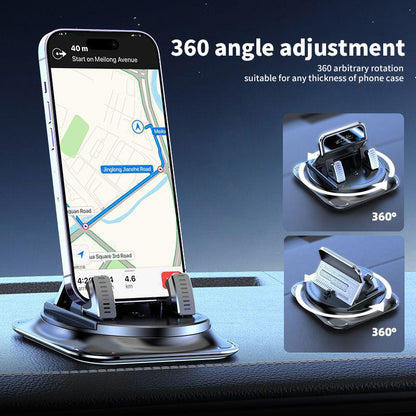 【FathersDayGift】Car phone holder 360 degree rotation. suitablefor car navigation in-car dashboard. horizontaland vertica screen adjustment angle.suctioncup fixed non-slip mobile phone holdersuitable for iPhone and Android