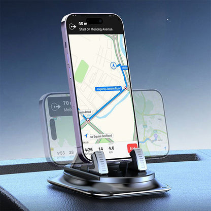 【FathersDayGift】Car phone holder 360 degree rotation. suitablefor car navigation in-car dashboard. horizontaland vertica screen adjustment angle.suctioncup fixed non-slip mobile phone holdersuitable for iPhone and Android